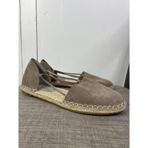 Eileen Fisher Shoes Womens 7.5 Lee Espadrille Sandal Closed Toe Marble Slip On